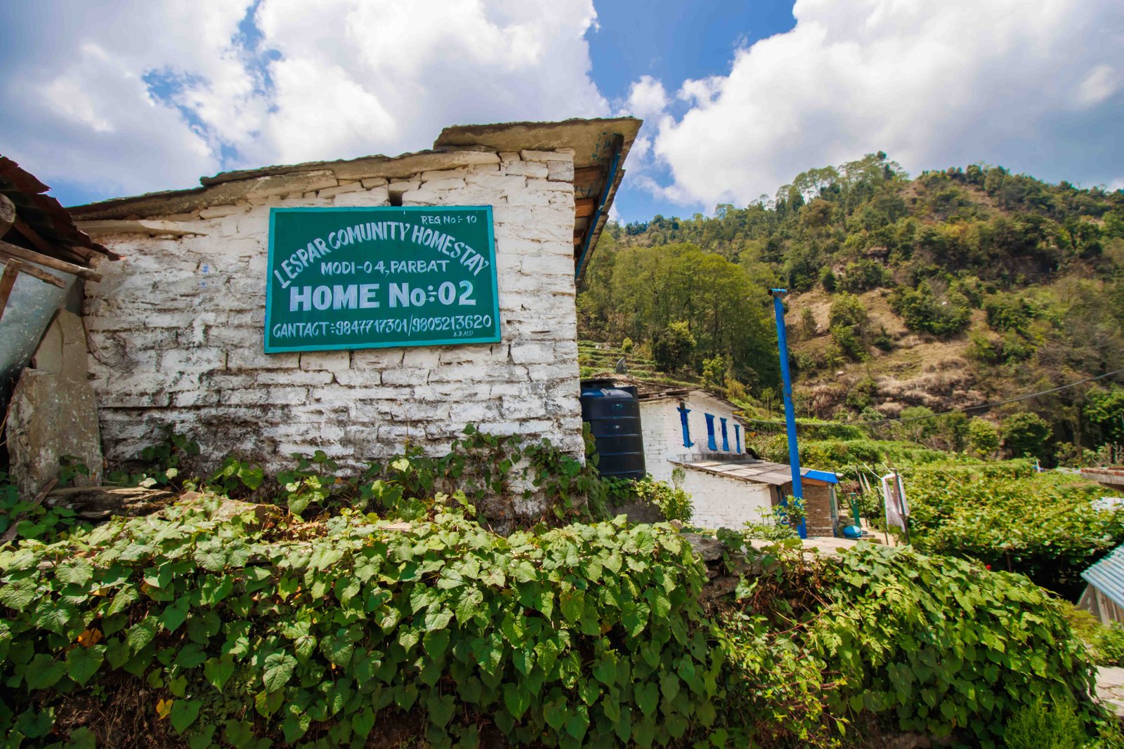 Family homestay in Lespar village on the Kokhe Danda Trek, Parbat, Nepal