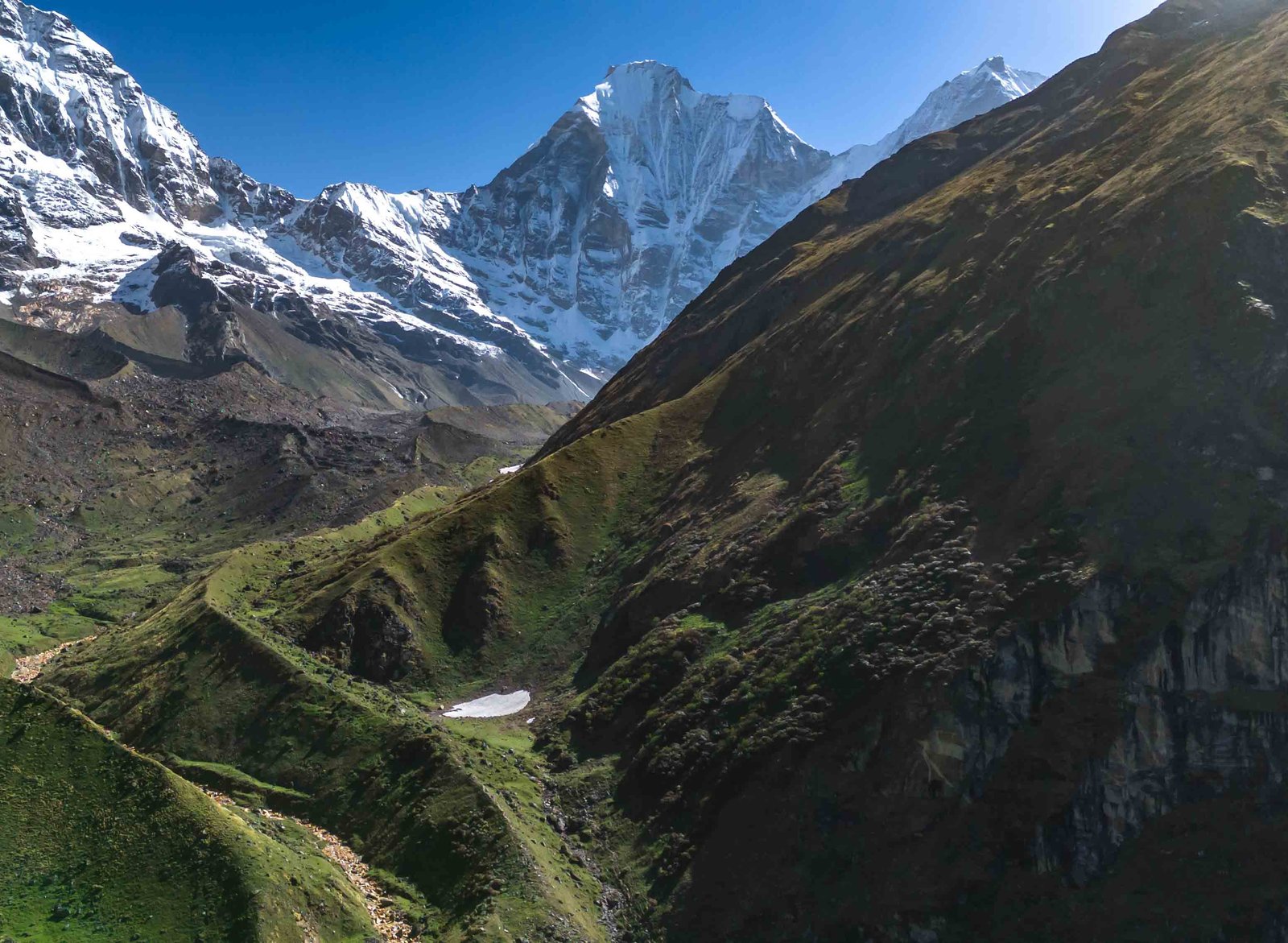 Nampa Himal seen from the Api Base Camp area